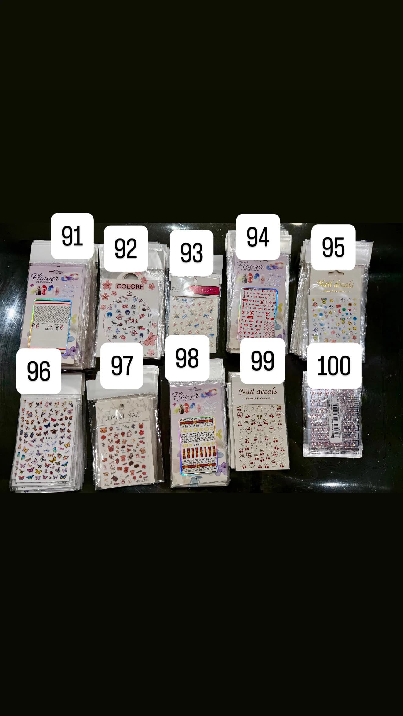 Nail Art Stickers Set 2